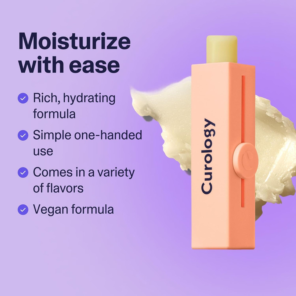 Curology Lip Balm, Nourishing Hydration With Shea Butter For Dry Chapped Lips, Subtle Passion Fruit