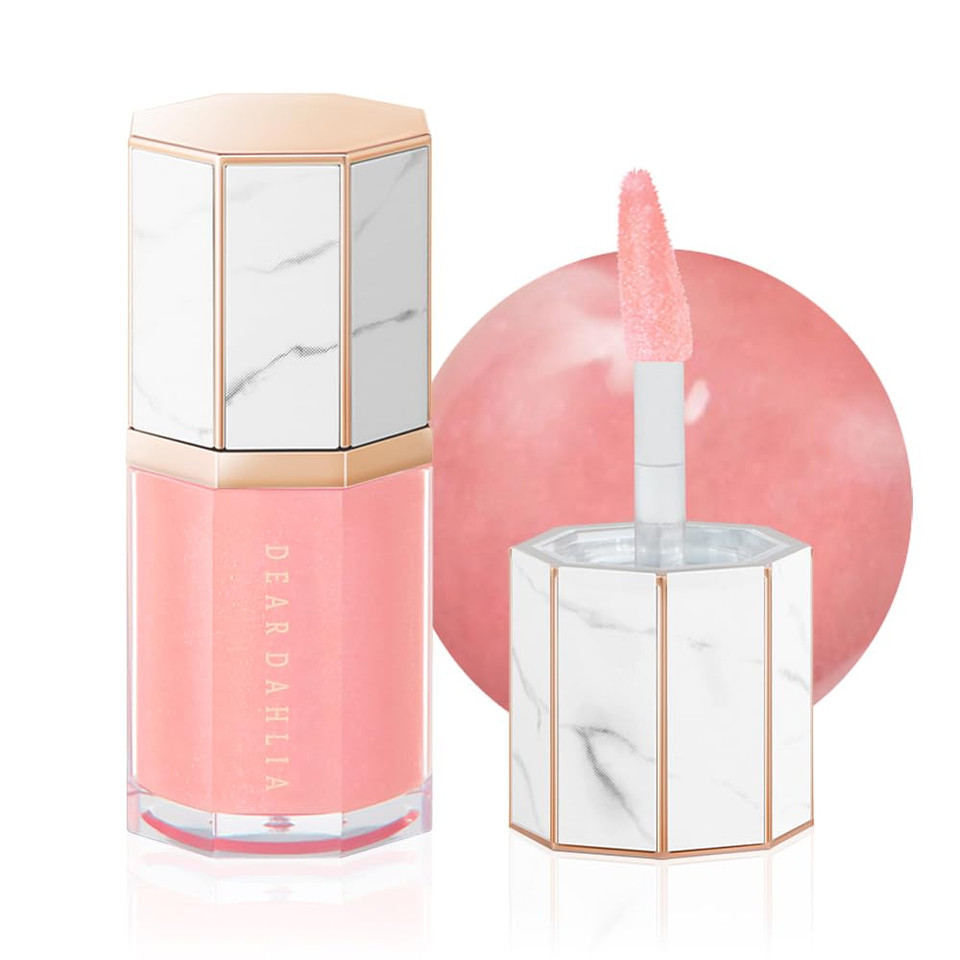 Deardahlia Paradise Aurora Shine Lip Treatment  Hydrating Lip Care With Plant-Based Ingredients, Glass-Like Shine, Non-Sticky & Lightweight, 0.21 Fl. Oz (Morning Dew, 0.21 Fl. Oz)