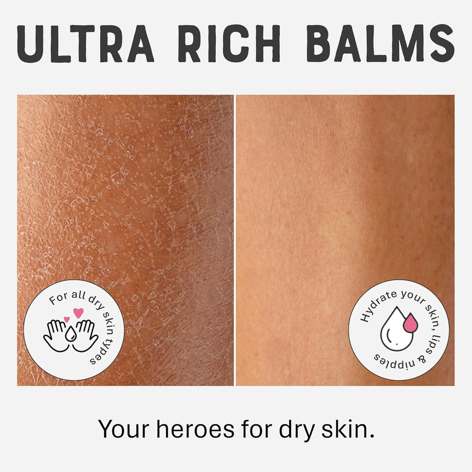 Dr. Lipp Bff Ultra Rich Balm  4-In-One Dry Skin Moisturizing Multi-Use Balm For Face, Hands, Body & Any Delicate Areas  100% Natural Coconut Oil & Lanolin  Fragrance & Cruelty Free