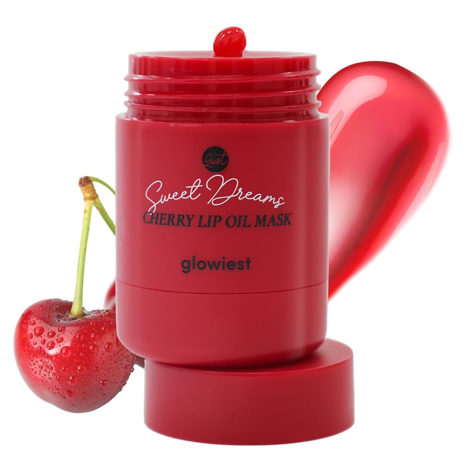 Sweet Dreams Cherry Lip Oil Mask | Hydrating Rich Lip Oil-Gel-Layer, Extra Moisture, Korean Skin Care, K-Beauty Sweet Dreams Cherry Lip Oil Mask | Hydrating Rich Lip Oil-Gel-Layer, Extra Moisture, Korean Skin Care, K-Beauty