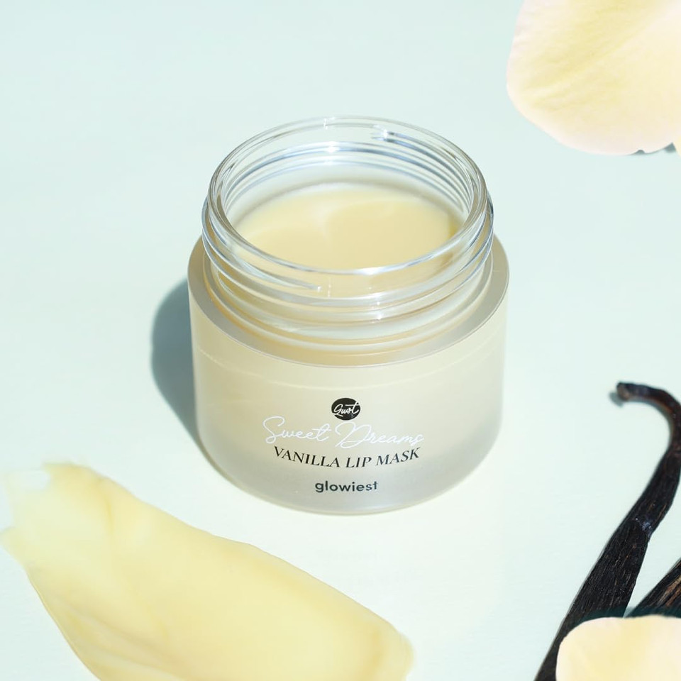 Sweet Dreams Overnight Lip Mask- Nourishing, Plumping And Hydrating Lip Balm | Glowiest Sweet Dreams Lip Sleeping Mask | Hyaluronic Acids+Vitamin C+Shea Butter+Antioxidants L Yuzu - 0.7 Oz