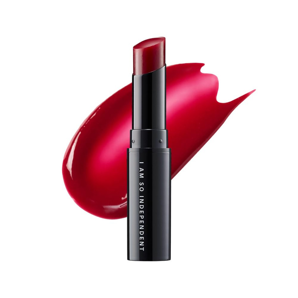 Isoi Bulgarian Rose Lip Treatment Balm (Pure Red), Tinted Balm For Dry Lips, Korean Skincare (0.18 Oz, 5G)