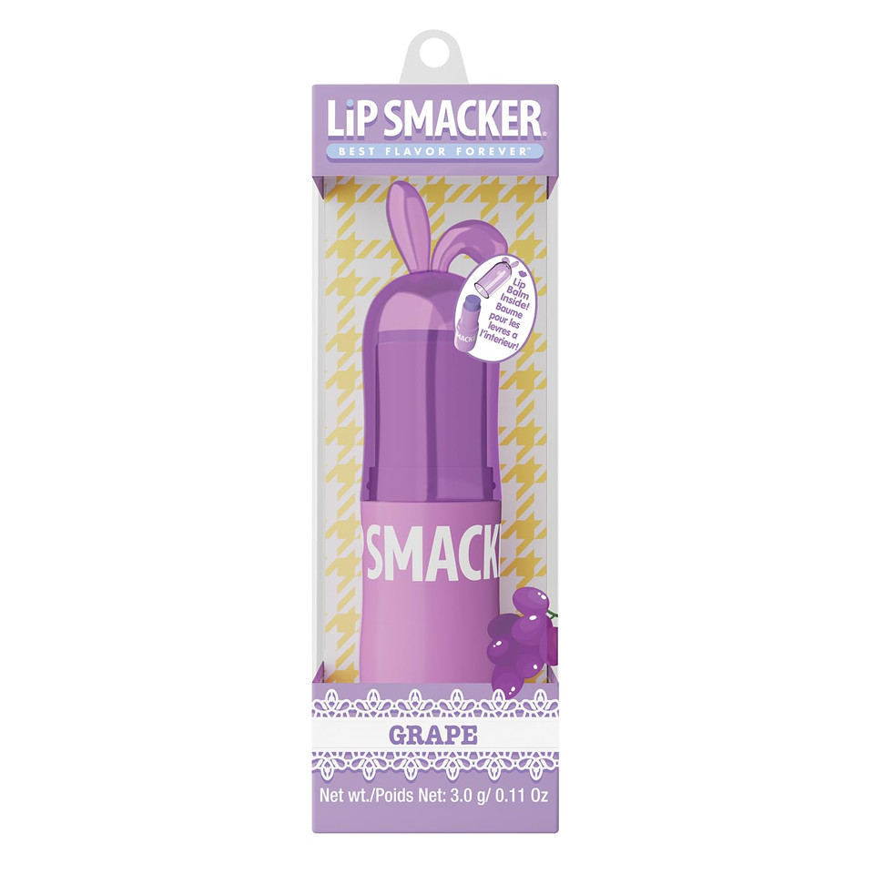 Lip Smacker Bunny Lip Balm, Moisturizing & Hydrating Lip Care, Fun & Collectible Easter Gift For Kids & Lip Balm Lovers - Peach Lip Smacker Bunny Lip Balm, Moisturizing & Hydrating Lip Care, Fun & Collectible Easter Gift For Kids & Lip Balm Lovers - Peach