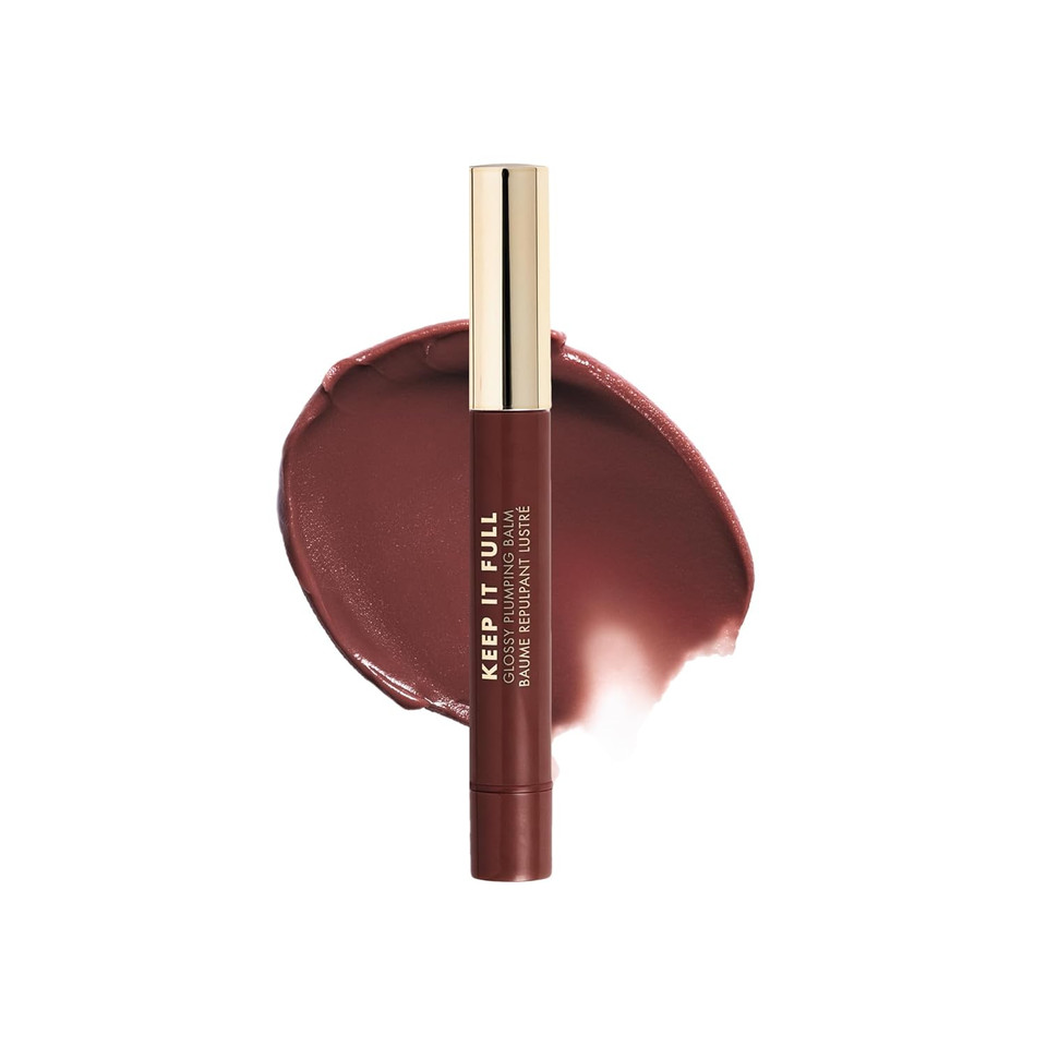 Milani Lip Plumper, Keep It Full Glossy Plumping Balm, Peptides For Increased Lip Hydration & Volume - 220 Truffle