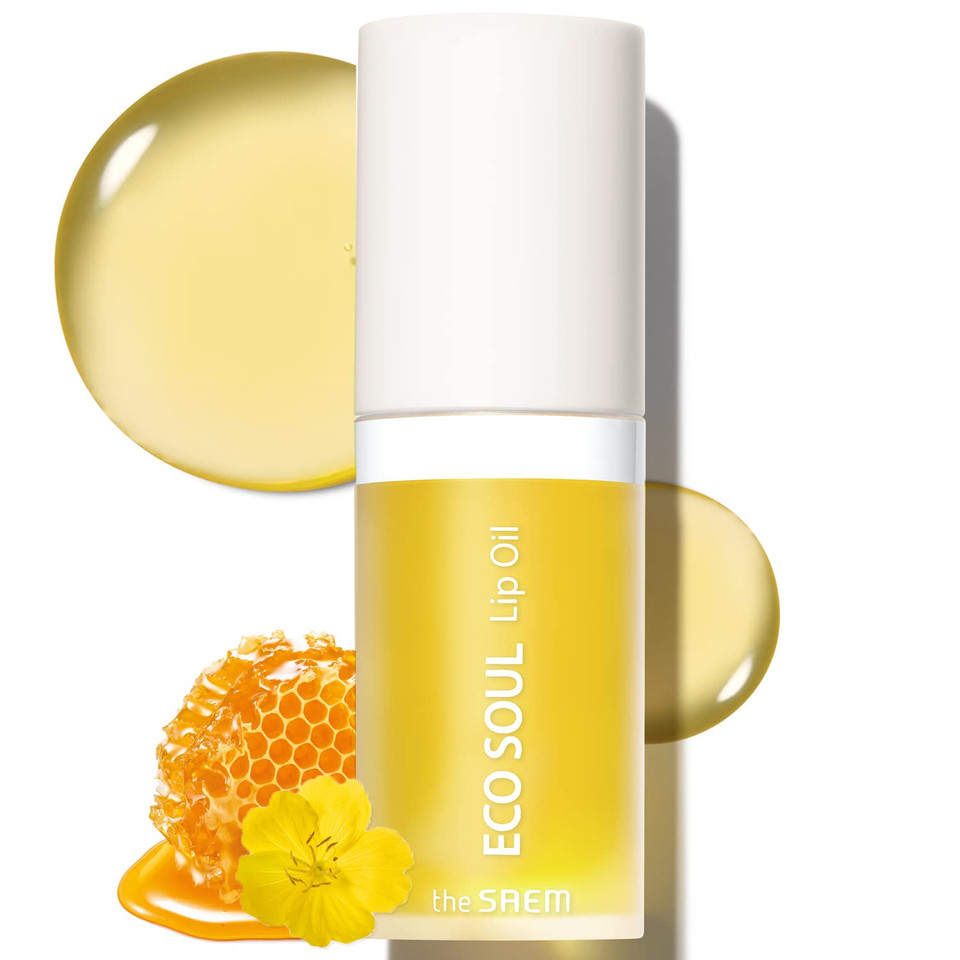Thesaem Eco Soul Lip Oil 01 Honey - Plumping & Hydrating Lip Oil To Nourish & Moisturize Lips  Sunflower Seed Oil & Olive Oil - Lips Soft & Glossy For Dry Lips, 0.21 Fl.Oz Thesaem Eco Soul Lip Oil 01 Honey - Plumping & Hydrating Lip Oil To Nourish & Moisturize Lips  Sunflower Seed Oil & Olive Oil - Lips Soft & Glossy For Dry Lips, 0.21 Fl.Oz