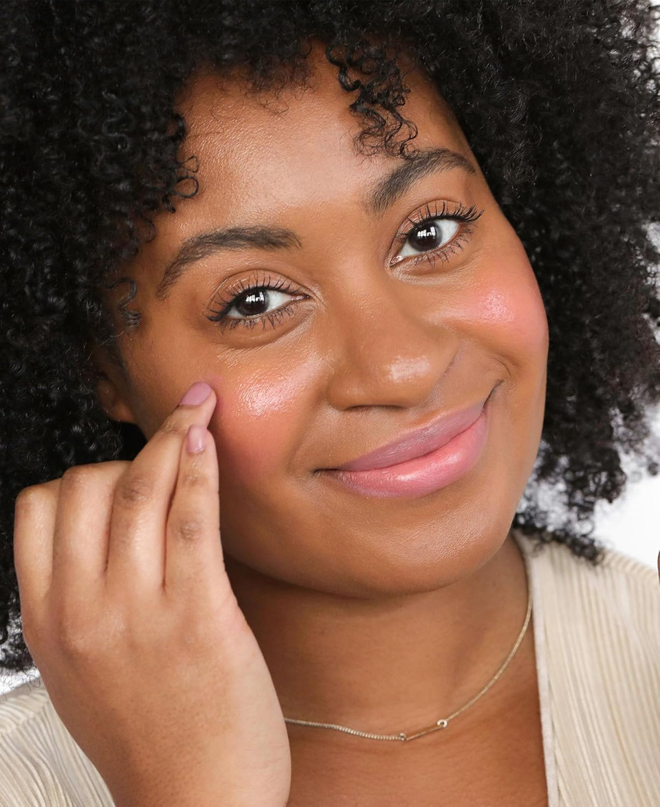 Wander Beauty Double Date Lip & Cheek - Rendezvous/Swipe - 4-In-1 Cream Blush & Tint - Blush, Moisturizer, Balm & Eye Gloss - Multitasking Eye, Cheek & Makeup With Green Tea - 0.07 Oz