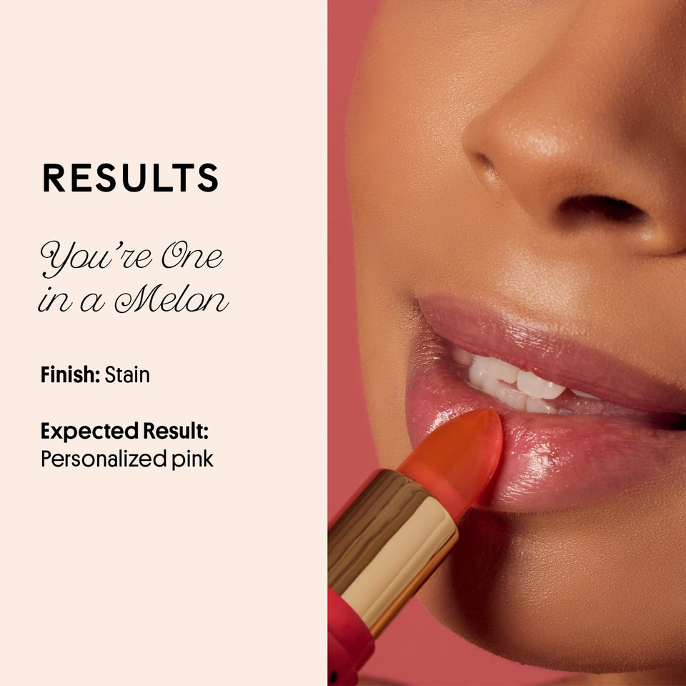 Winky Lux Watermelon Jelly Ph Lip Balm, Hydrating Lip Balm, Natural Pink Tint With Ph Color Changing, Moisturize & Soften Lips, Vegan & Cruelty Free