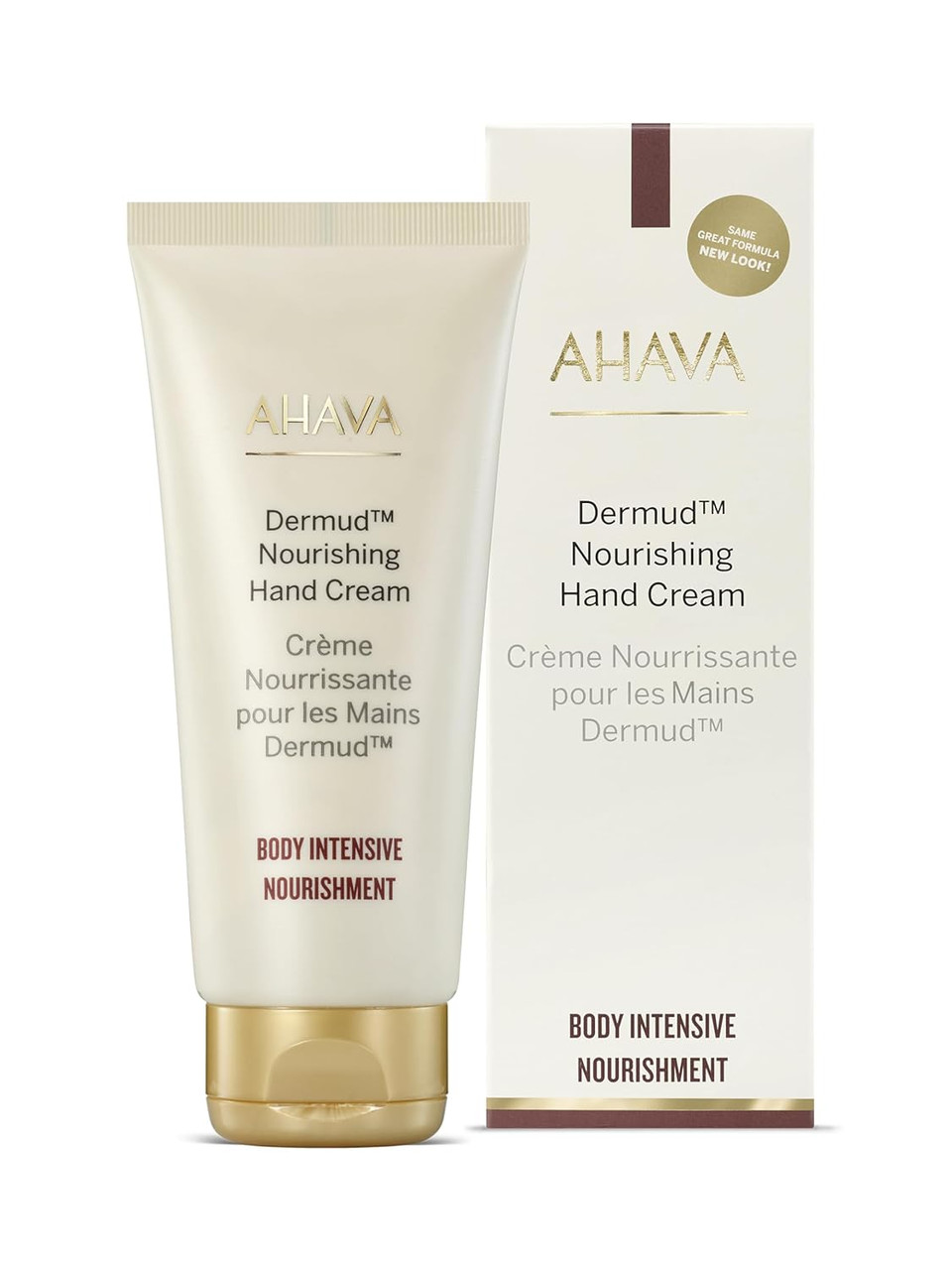 Ahava Dermud Nourishing Hand Cream - Intensely Hydrates, Soothes, Relieves Dry & Sensitive Hands, Enriched By Dermud Mud Complex, Osmoter, Aloe Vera Leaf, Jojoba Seed Oil, Zinc & Allantoin, 3.4 Fl.Oz