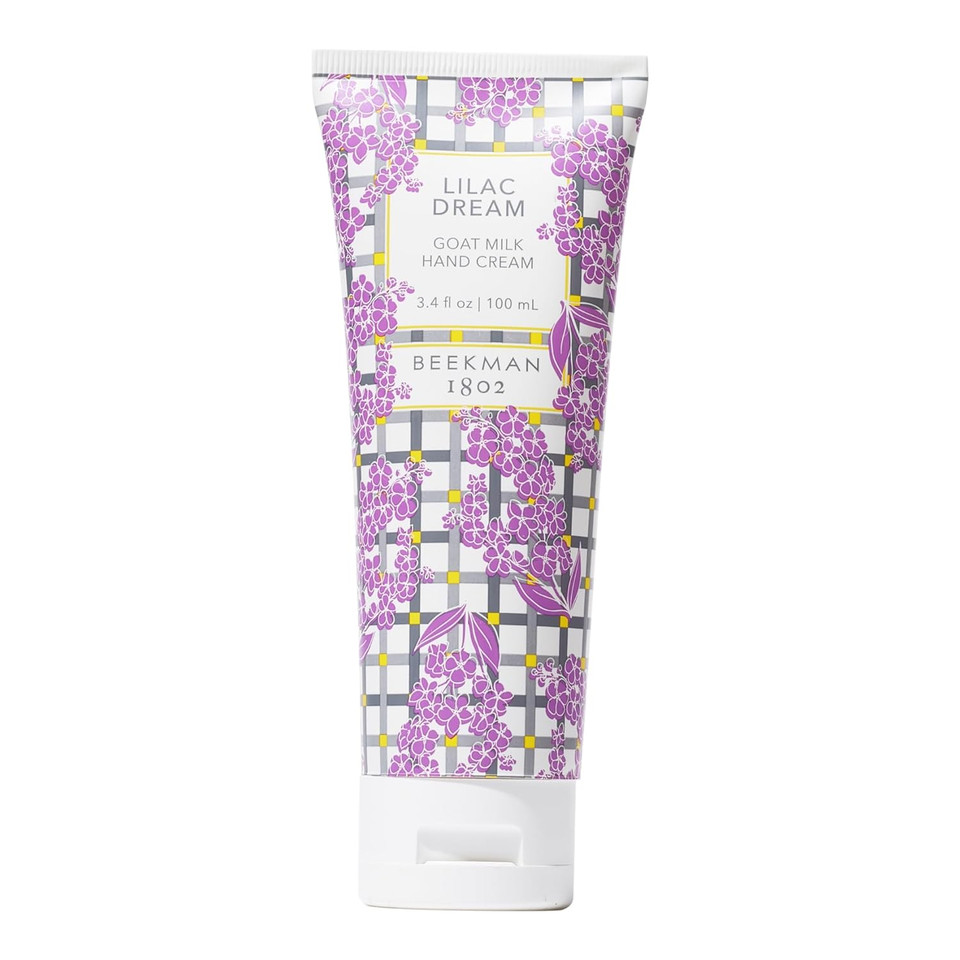 Beekman 1802 Lilac Dream Hand Cream - 3.4 Oz - Nourishes, Hydrates & Repairs - With Goat Milk, Shea Butter, And Glycerin - Non-Greasy - No Irritation - Good For Sensitive Skin