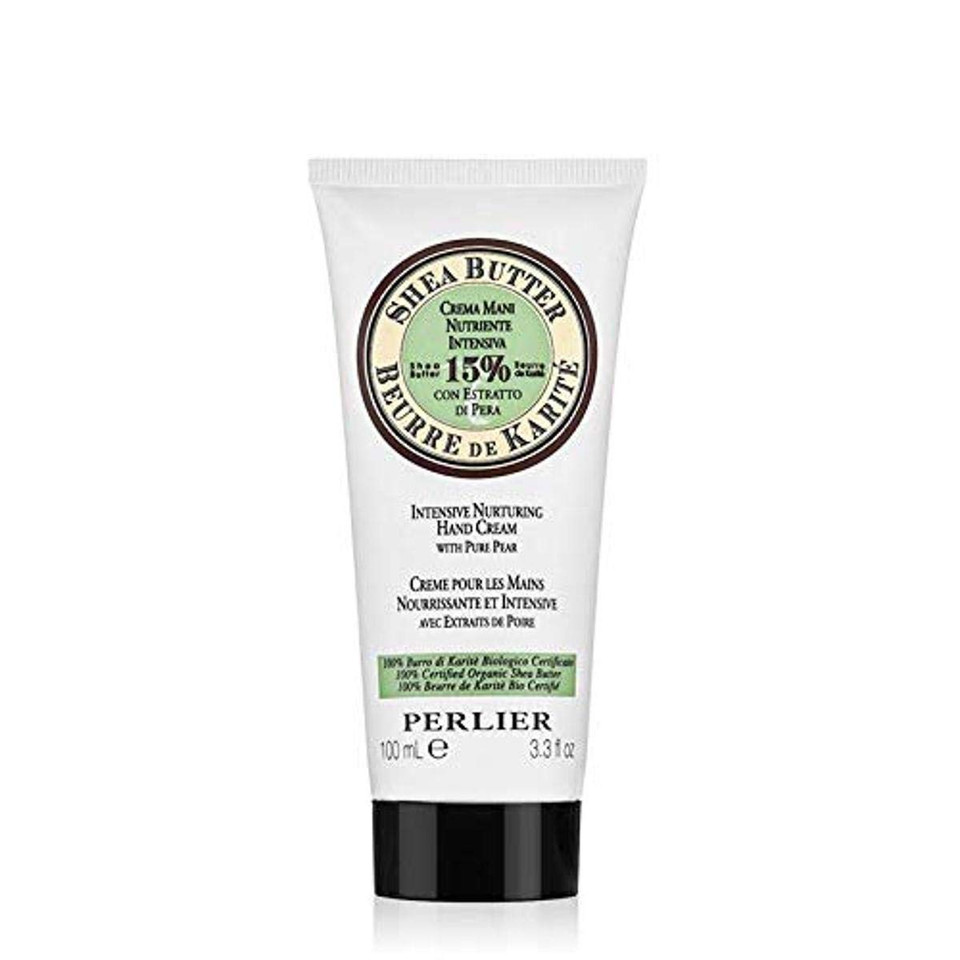Perlier Shea Butter & Sweet Almond Milk Hand Cream, 3.3 Fl Oz