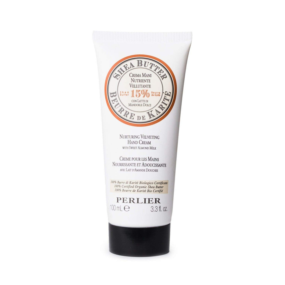 Perlier Shea Butter & Sweet Almond Milk Hand Cream, 3.3 Fl Oz