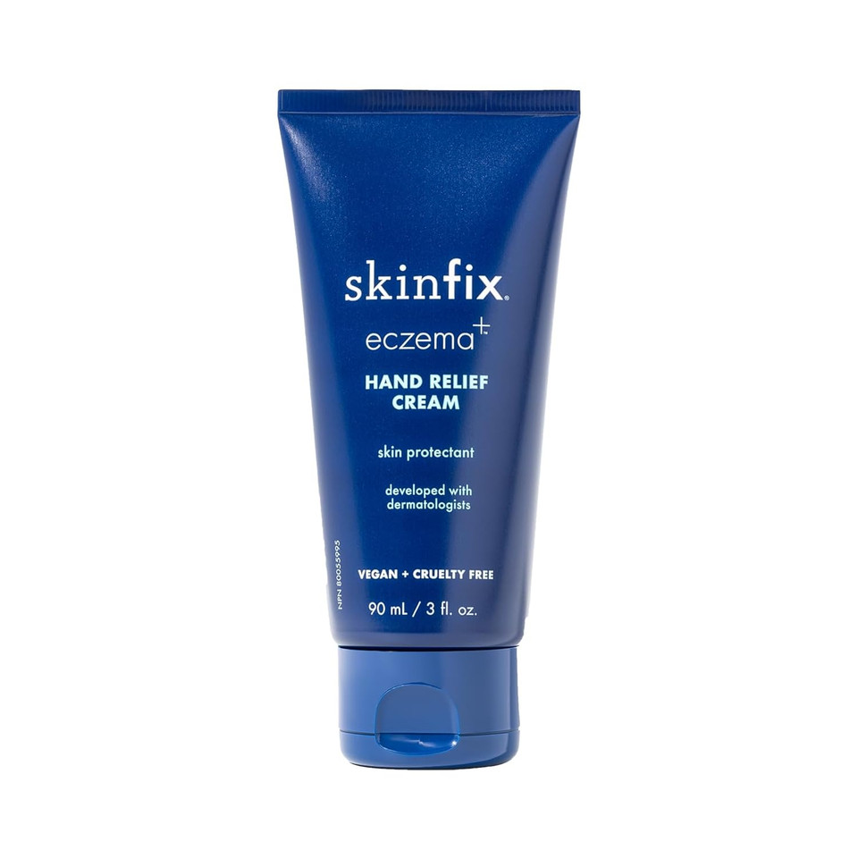 Skinfix Eczema+ Hand Relief Cream: Hydrating Hand Repair Cream To Address Eczema & Dry, Cracked, Sensitive Skin, 3 Fl Oz