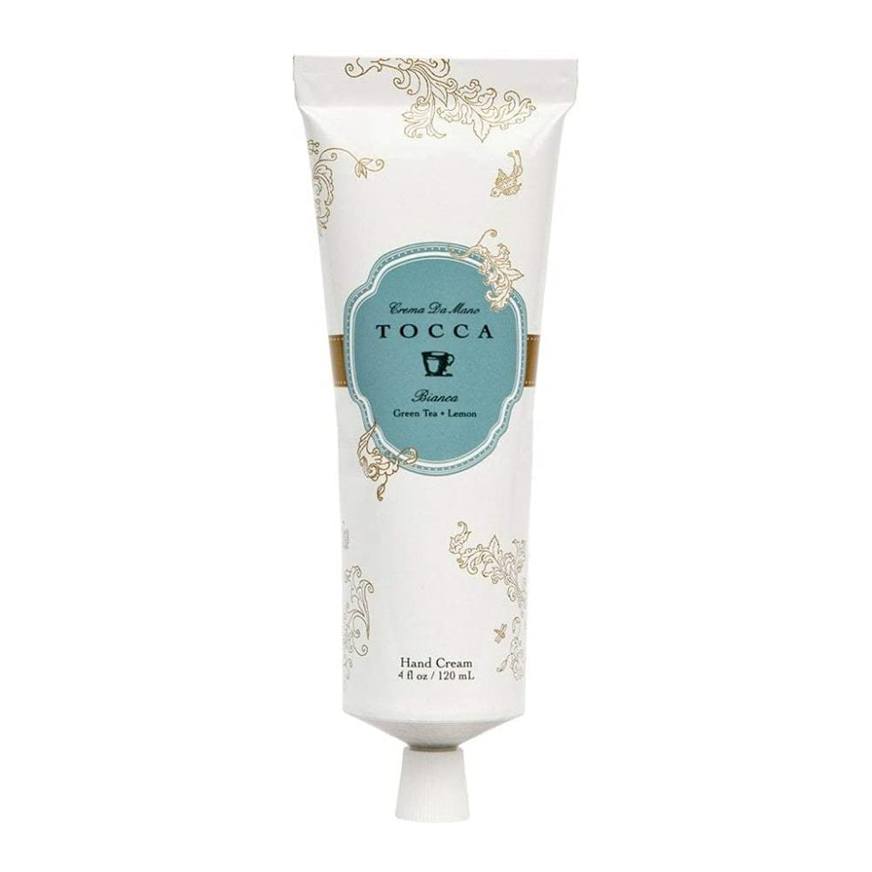 Tocca Bianca Hand Cream, 4 Oz - Rose, Lemon, Green Tea - Moisturizing, Quick Absorbing