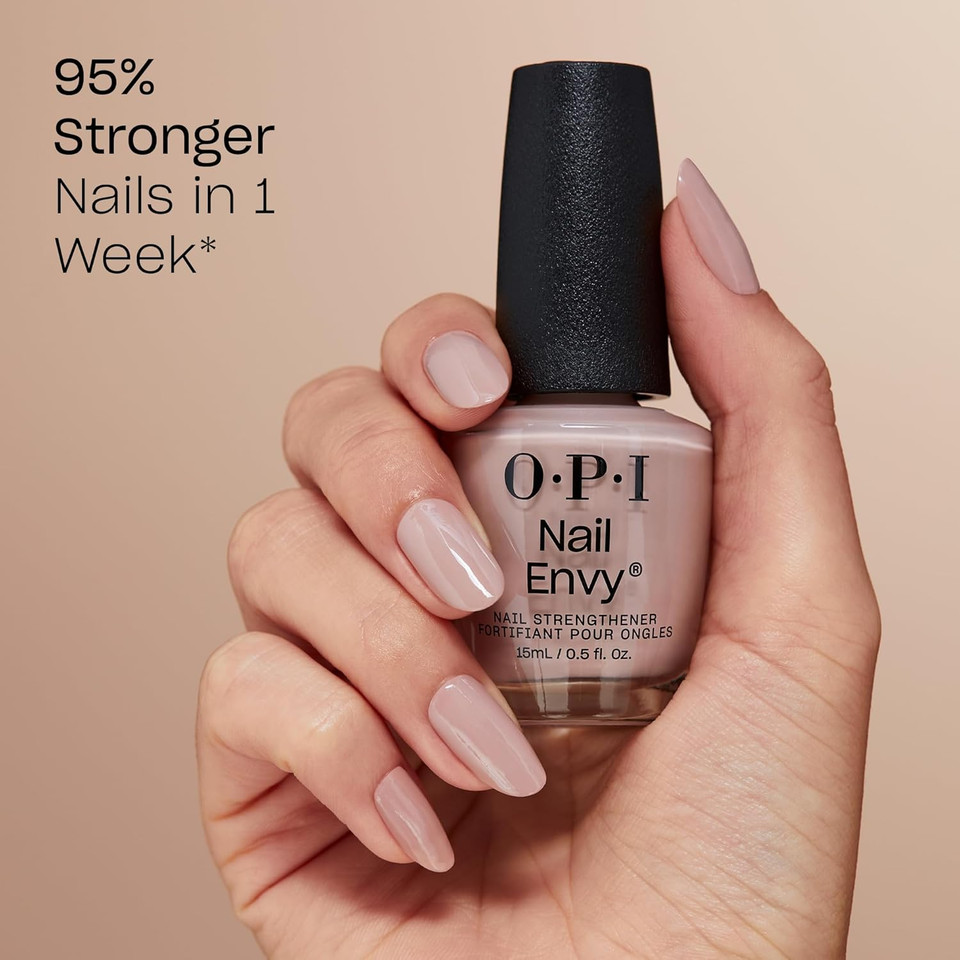 Opi Nail Envy Nail Strengthener | Clear & Opaque Crème Nail Polish Treatment | Strengthen Weak & Thin Nails