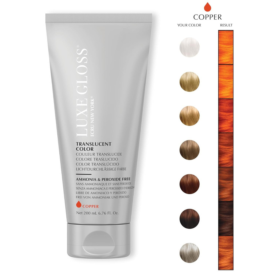 Ecru New York Luxe Gloss Hair Gloss For Enhanced Color And Glass-Like Shine