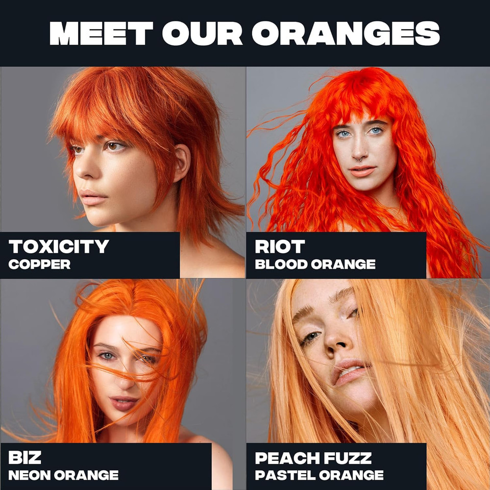 Good Dye Young Semi Permanent Hair Dye, Copper Orange, Nontoxic, Conditioning, Uv Protective, Lasts 15-24+ Washes, Ppd Free, Cruelty-Free & Vegan, Toxicity - Copper