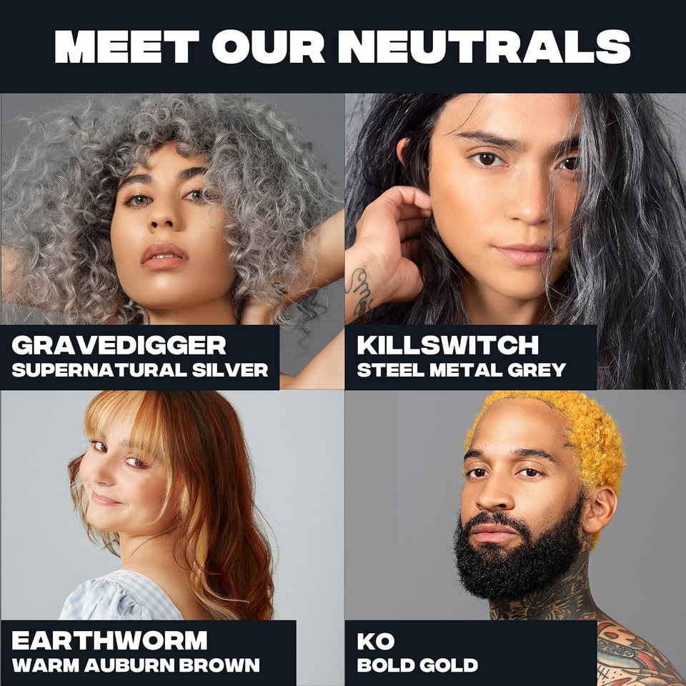 Good Dye Young Semi-Permanent Hair Color, Vegan And Cruelty-Free Brown Hair Dye, Last Up To 24 Washes, Non-Damaging Conditioning Hair Color (5Fl Oz, Earthworm)