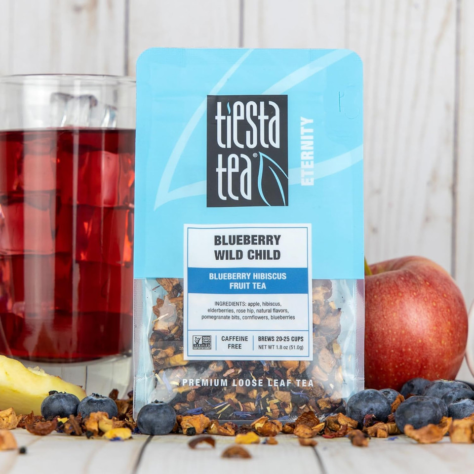 Tiesta Tea - Tiesta'S Top Loose Leaf Tea Gift Box | Medium Caffeinated Tea Variety Pack | Make Hot & Iced Tea | 3 Pouches Of Assorted Tea Blends With Green, Herbal, Fruity & Lavender Tea Bags