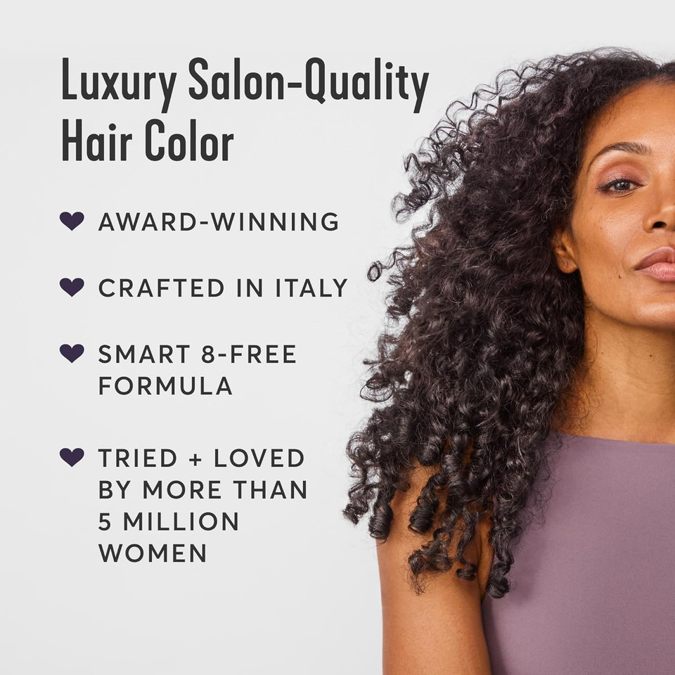 Madison Reed Radiant Hair Color Kit | 3Nna Darkest Brown Black (Positano Black) For 100% Gray Hair Coverage | Salon Quality Permanent Hair Dye | Ppd-Free & Ammonia-Free | (Packaging May Vary) 1 Pack