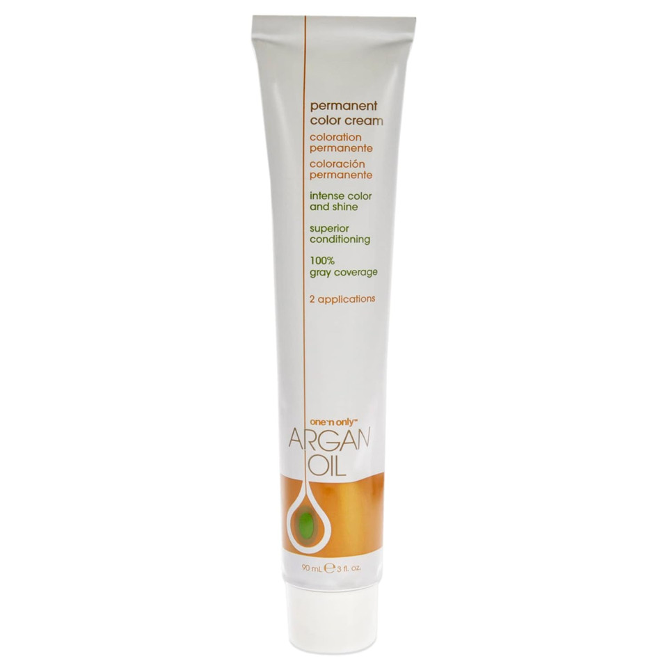 One N' Only Permanent Hair Color - Permanent Hair Dye Made With Argan Oil - Delivers Rich, Accurate Tones With Gray Coverage - Improves Moisture & Elasticity - 10A Lightest Ash Blonde (3 Oz)