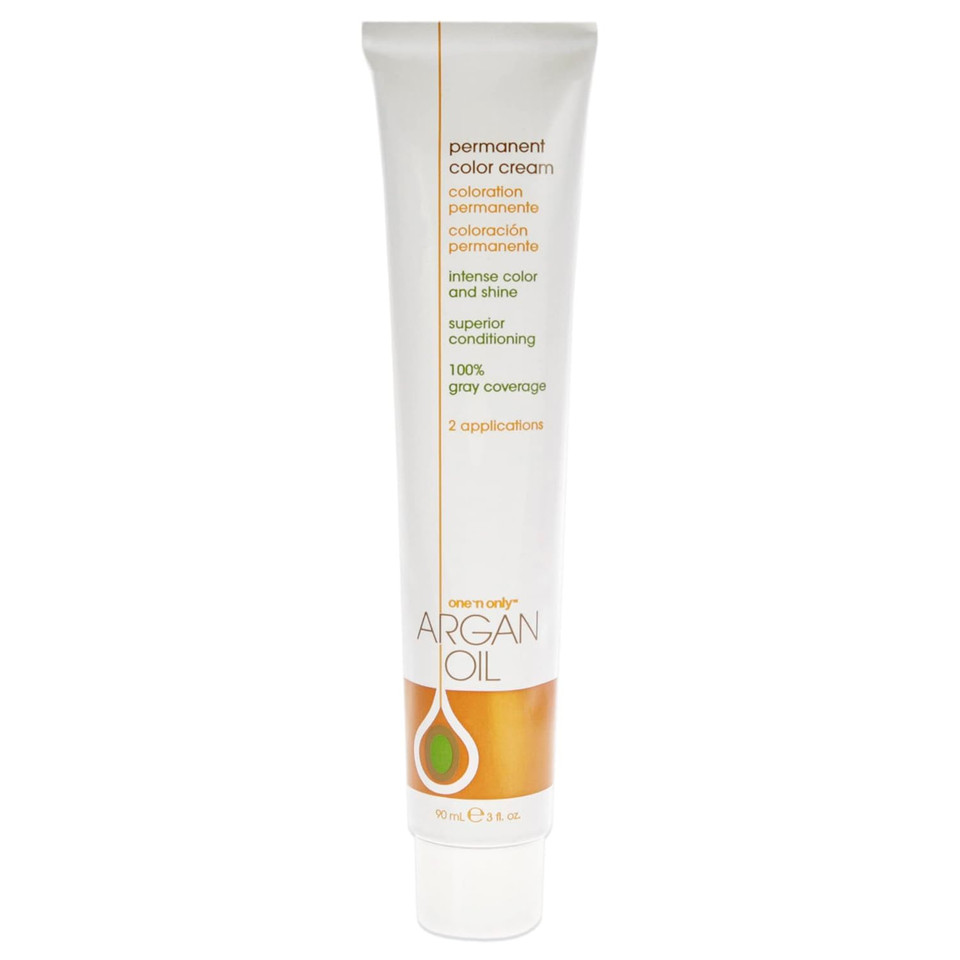 One N' Only Permanent Hair Color - Permanent Hair Dye Made With Argan Oil - Delivers Rich, Accurate Tones With Gray Coverage - Improves Moisture & Elasticity - 2B Blue Black (3 Oz)