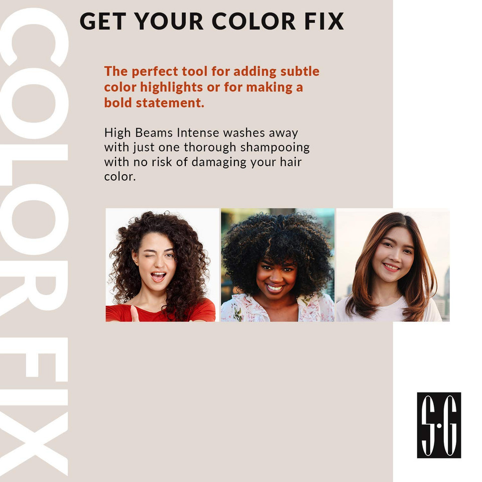 Salon Grafix High Beams Intense Temporary Spray - Brown Black For Unisex - 2.7 Oz Hair Color