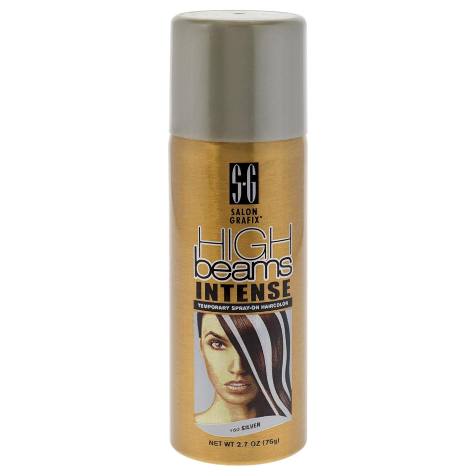 Salon Grafix High Beams Intense Temporary Spray - Silver For Unisex - 2.7 Oz Hair Color