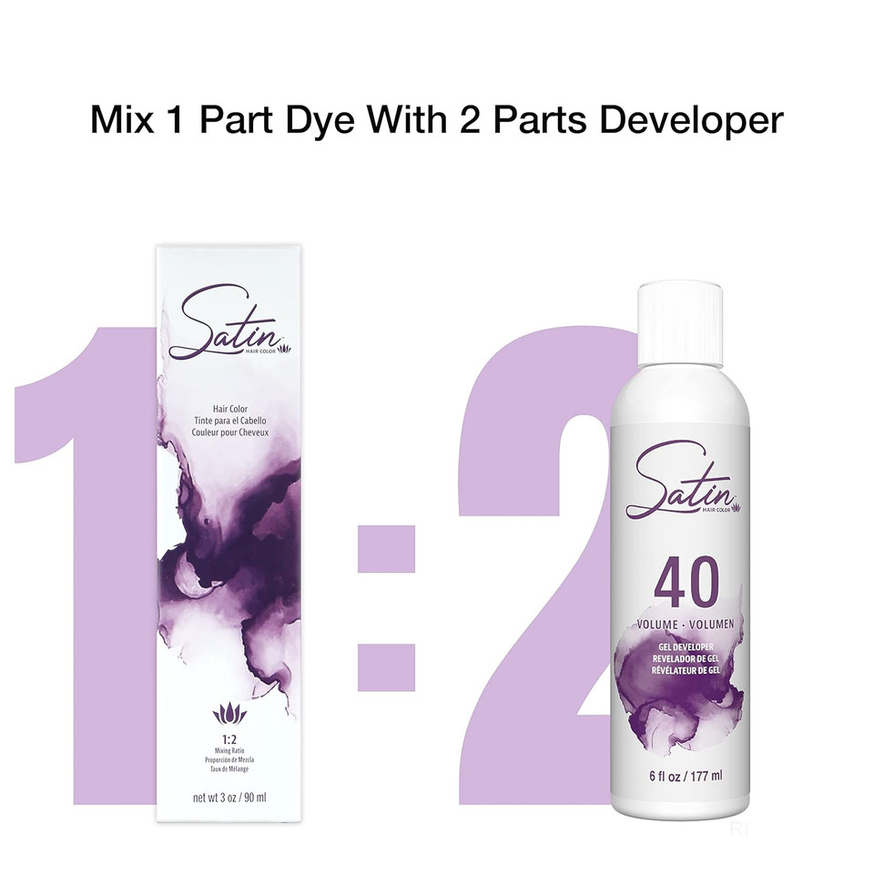 Satin Hair Color - Ultra Vivid Fashion Colors - 3N - Dark Brown