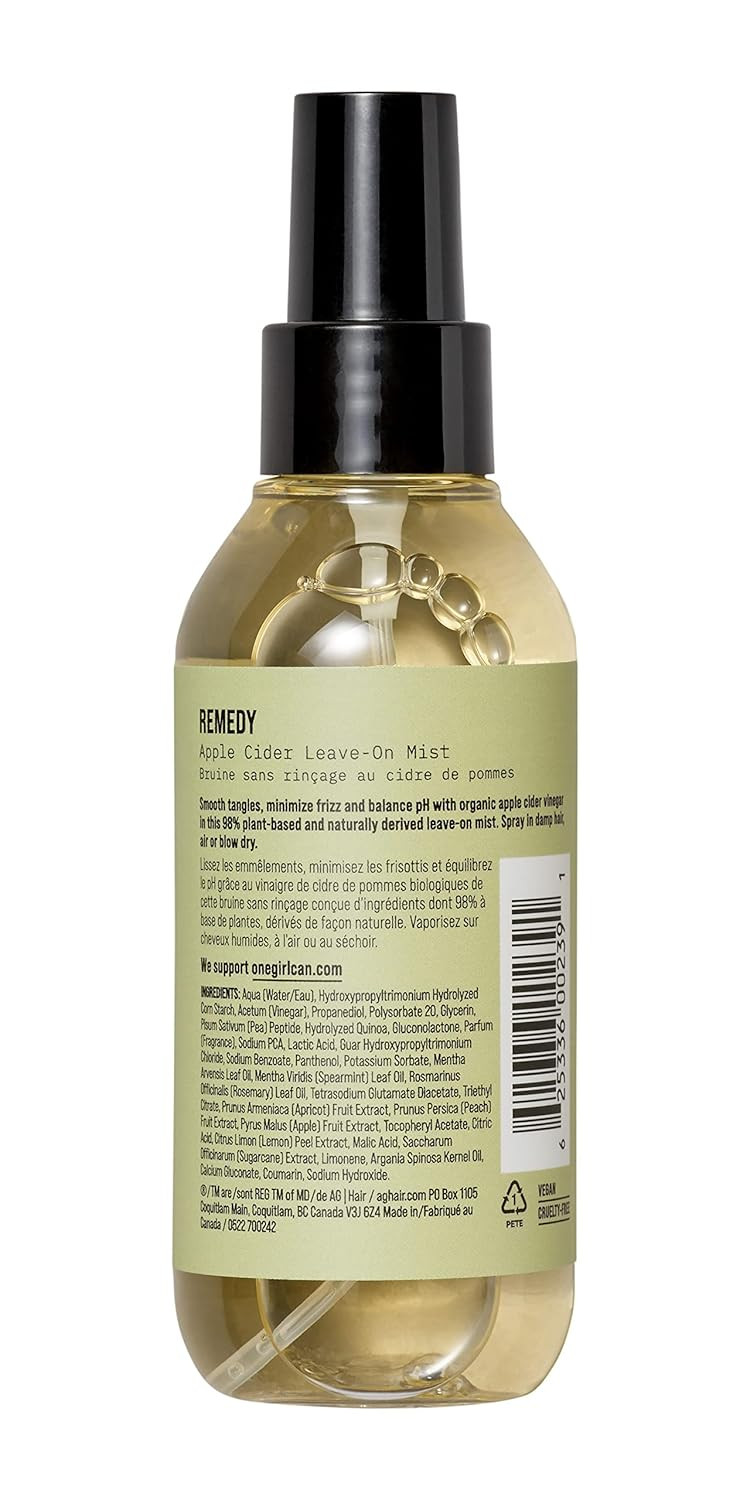 Ag Care Natural Remedy Apple Cider Vinegar Leave On Mist