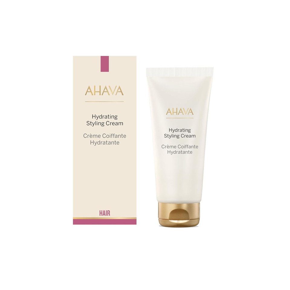 Ahava Hydrating Styling Hair Cream - Hydrate, Style And Manage Effortlessly And Finish Silky-Soft Your Hair, Contains Argan Oil, Sunflower Seed Oil, Safflower Oil & Our Hydrating Osmoter, 6.8 Fl.Oz