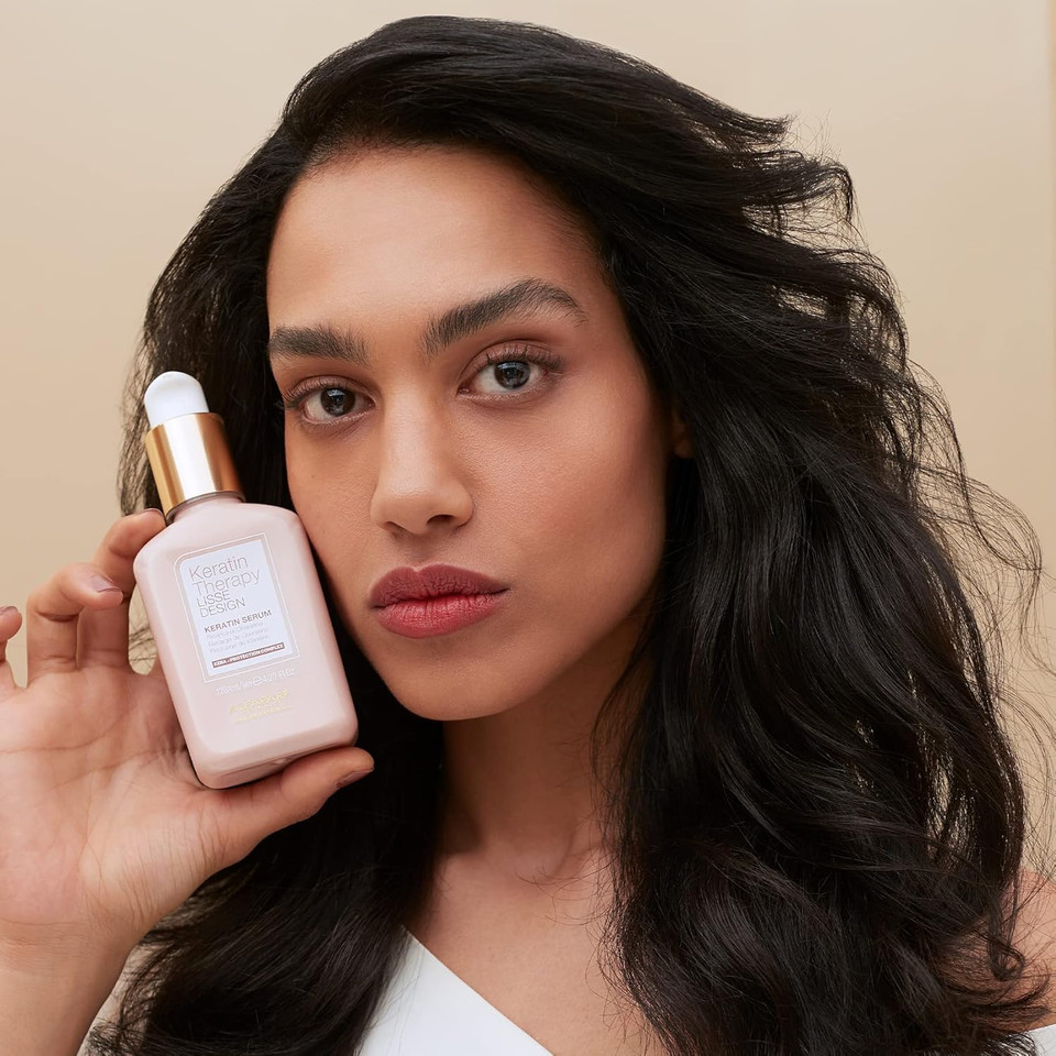 Alfaparf Milano Lisse Design Keratin Therapy Hair Serum - Anti-Frizz Control - Smoothing - Heat Protection And Damaged Hair Treatment - Leave-In Collagen And Keratin Protein Serum (4.23 Fl Oz)