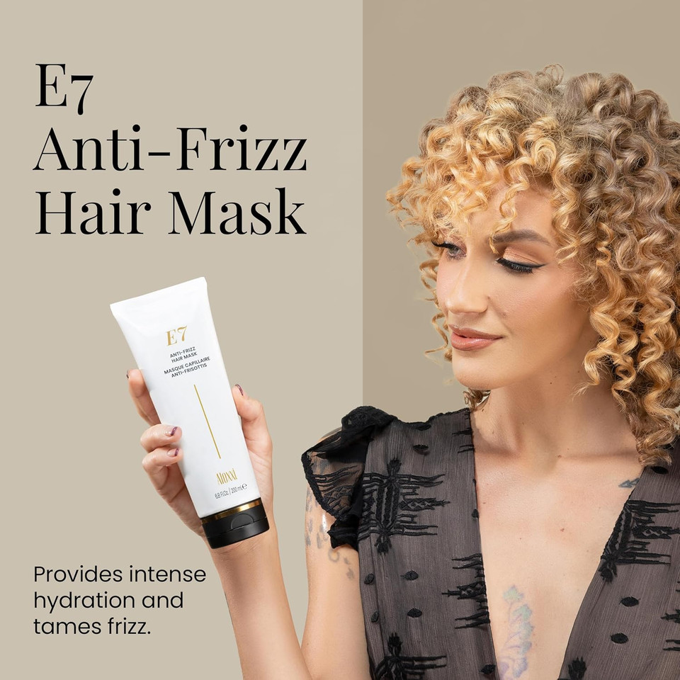 Aloxxi E7 Anti-Frizz Curl Styler, Lightweight 3-In-1 Gel-Wax-Cream For Curly Hair, Enhances Curl Definition & Manages Frizz, Paraben-Free, 3.4 Fl Oz