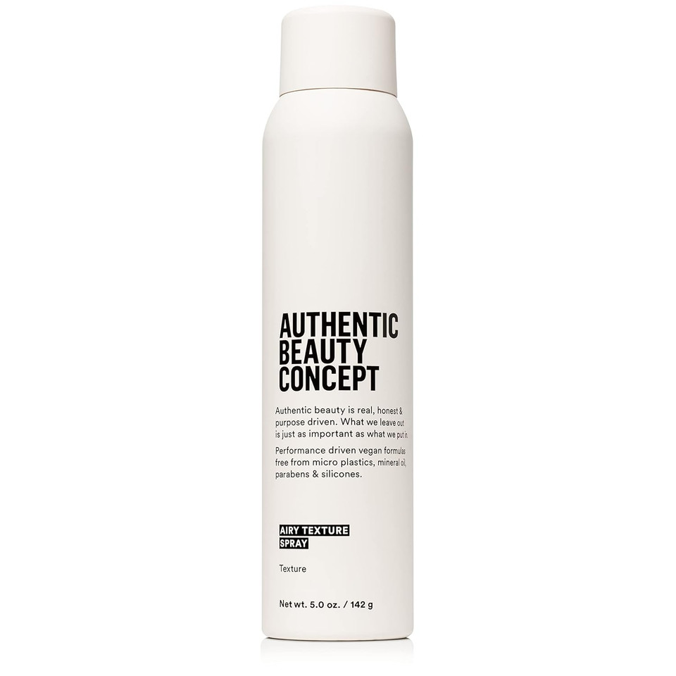 Authentic Beauty Concept Airy Texture Spray | Dry Texturizing Volume Spray | Instant Lift & Effortless Volume | All Hair Types | Heat Protection | Vegan & Cruelty-Free | Silicone-Free | 5 Oz