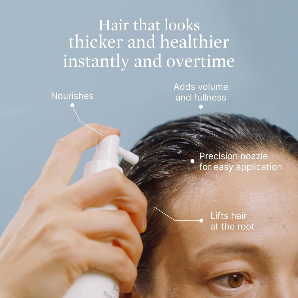 Better Not Younger - Lift Me Up Hair Thickener Spray 6Fl.Oz. For Women Over 40, Helps In Volumizing, Nourishing Scalp, Adds Texture For Visibible Fuller Hair - Non-Sticky