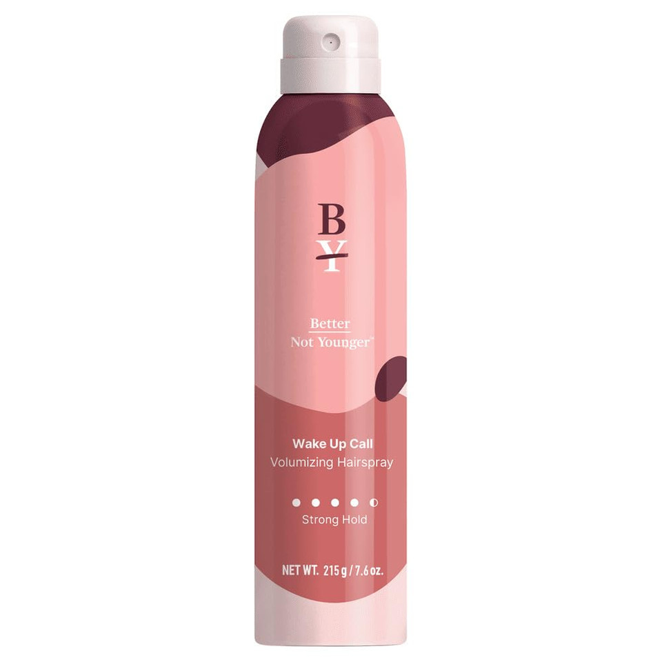 Better Not Younger Wake Up Call Strong Hold Volumizing Hairspray  All-Day Volume & Strong Hold, No Crunch Or Flakes, Humidity Resistant, For Fine Or Thinning Hair  7.6 Oz