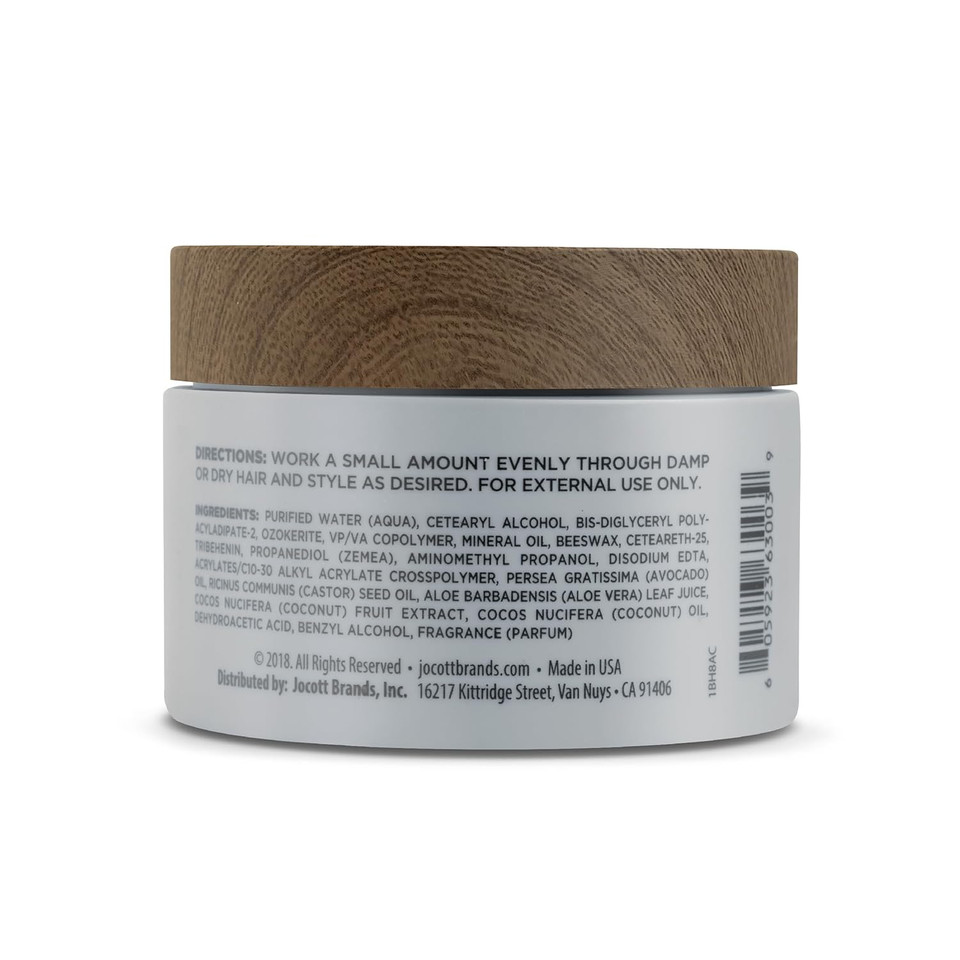 Blackstone Men'S Grooming Thickening Fiber Paste Gel For Hair Styling - Adds Volume With Pliable Hold & Matte Finish | Paraben & Cruelty Free | Made In Usa, Sandalwood (4 Oz)