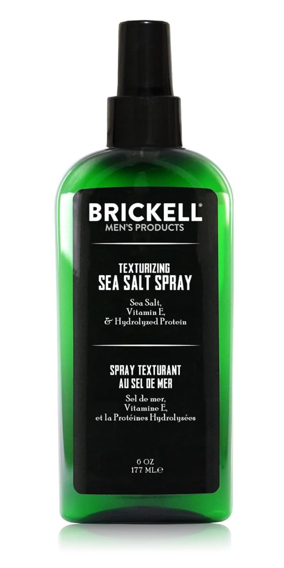 Brickell Men'S Texturizing Sea Salt Spray For Men, Natural & Organic, Alcohol-Free, Lifts And Texturizes Hair For A Beach Or Surfer Hair Style, 2 Ounce