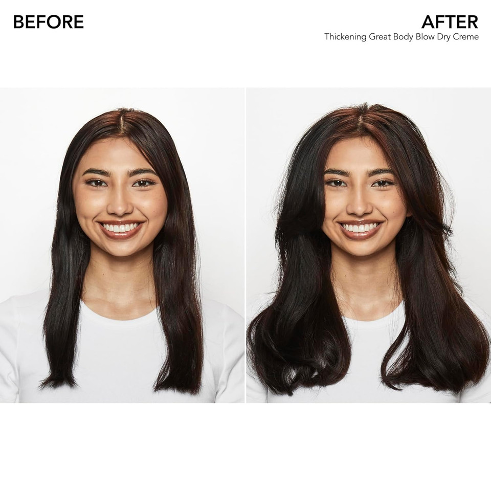 Bumble And Bumble. Thickening Great Body Volumizing Blow Dry Cream | Heat Protection | Volume Blowouts For Fine To Medium Hair | Wavy, Straight, 5 Fl Oz