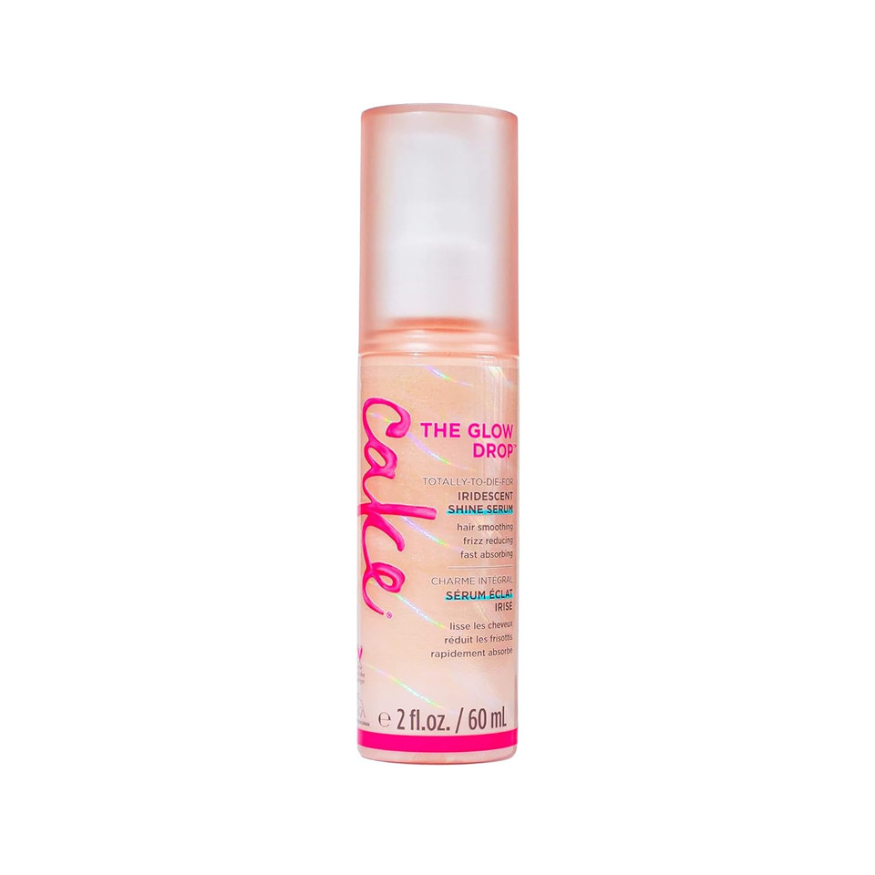 Cake Beauty The Glow Drop Iridescent Shine Serum, Vegan And Sulfate-Free, 2 Oz