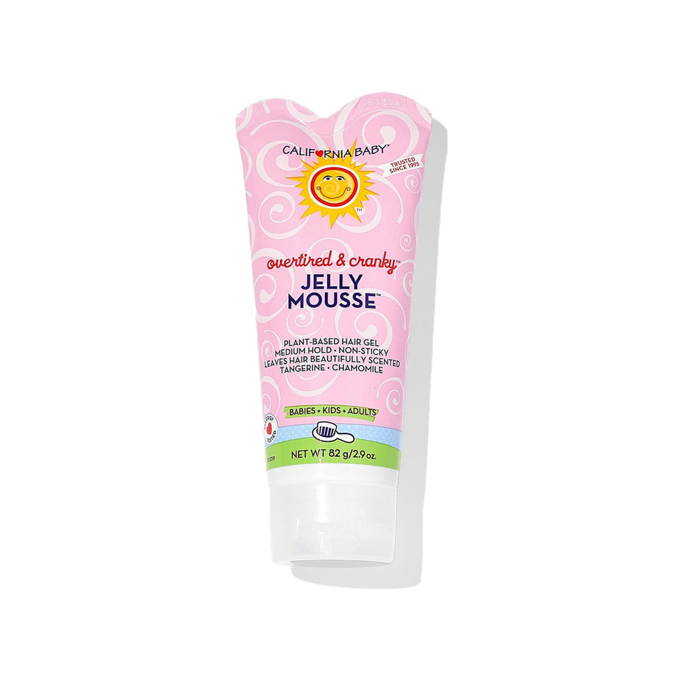 California Baby Overtired & Cranky Hair Gel For Kids | 100% Plant-Based Baby Hair Gel | Medium-Hold | Hypoallergenic | 82 G / 2.9 Oz