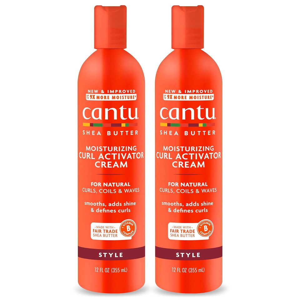 Cantu Moisturizing Curl Activator Cream With Shea Butter For Natural Hair, 12 Fl Oz