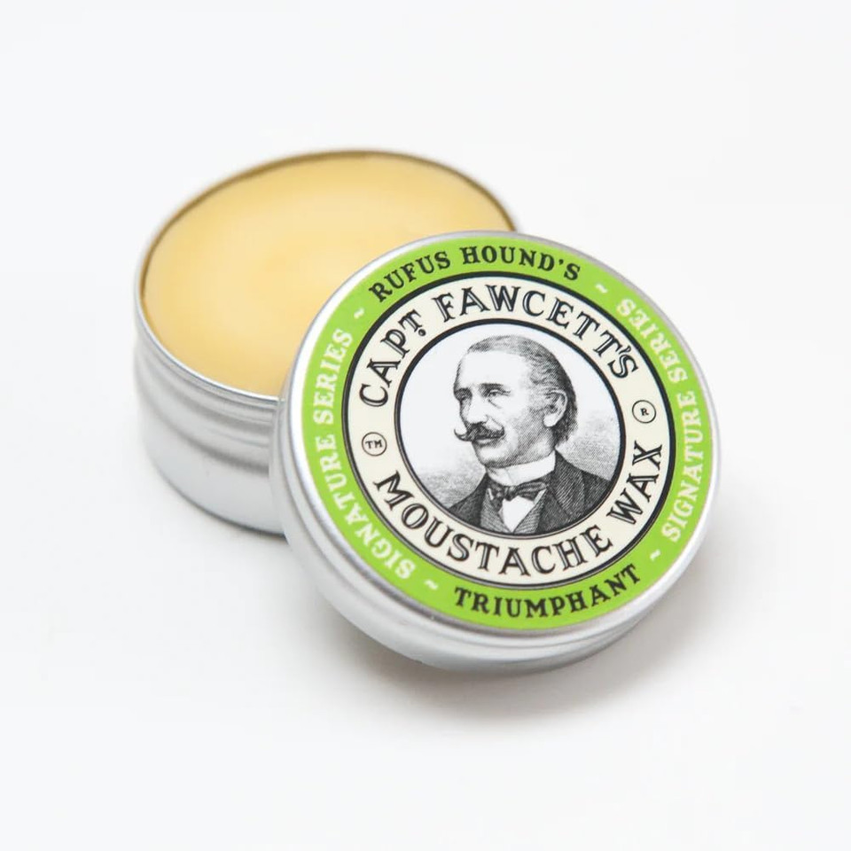 Captain Fawcett Moustache Wax 0.5Oz (0.5Oz, Private Stock)