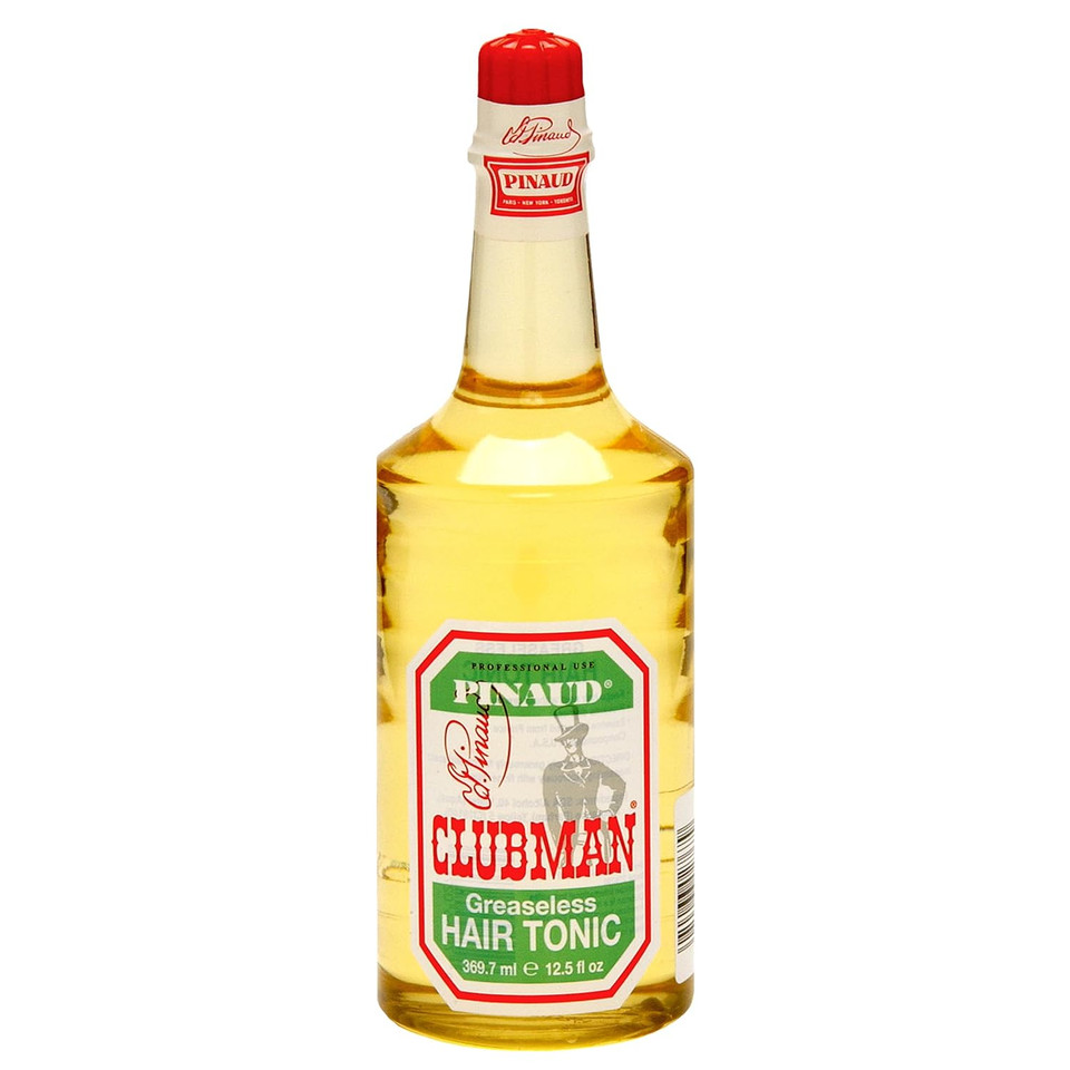 Clubman Pinaud Hair Tonic For Men  Classic Greaseless Hair Tonic For Hair Growth, Strengthening Scalp Treatment, 12.5 Fl Oz