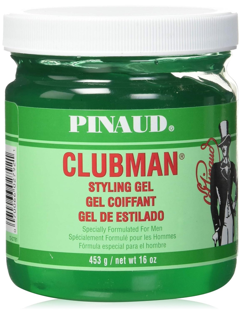 Clubman Styling Gel, Regular Hold, 16 Oz