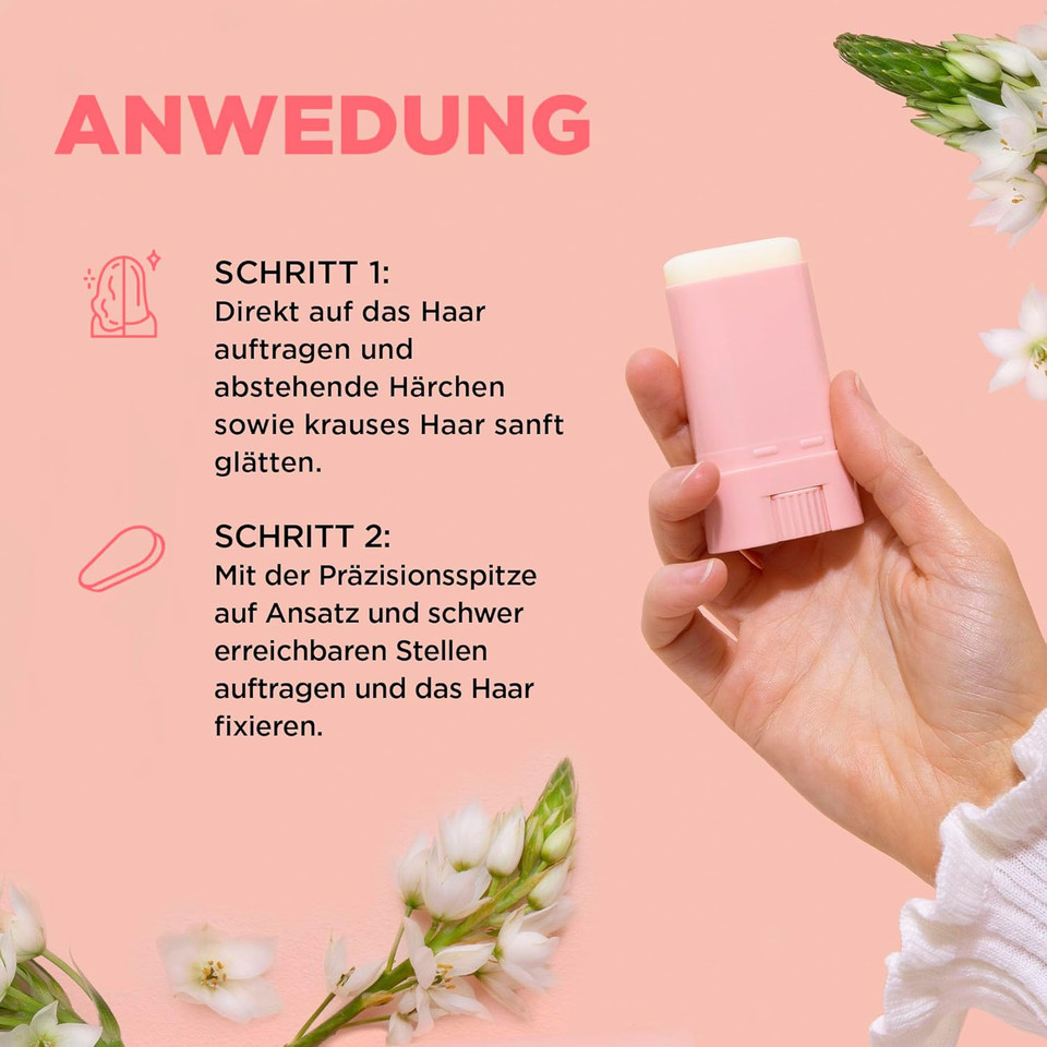 Design.Me Hold.Me Styling Stick | Vegan Hair Wax Stick For Women | Controls Frizz, Tame Flyaways & Smooths Hair | With Long-Lasting Hold