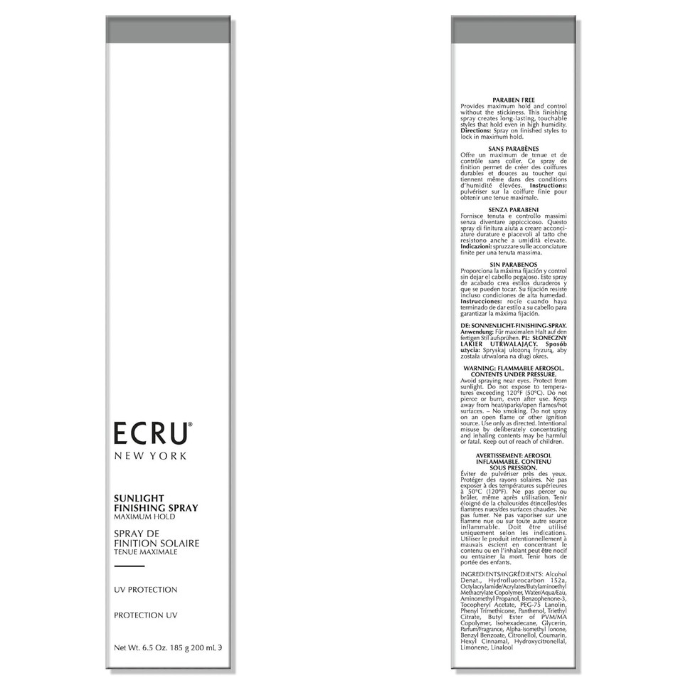 Ecru New York Sunlight Finishing Spray