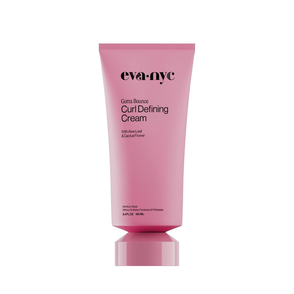 Eva Nyc Gotta Bounce Curl Defining Cream, Moisturizing Curly Hair Products, Smoothing Cream, Anti-Frizz, 5.4 Fl Oz