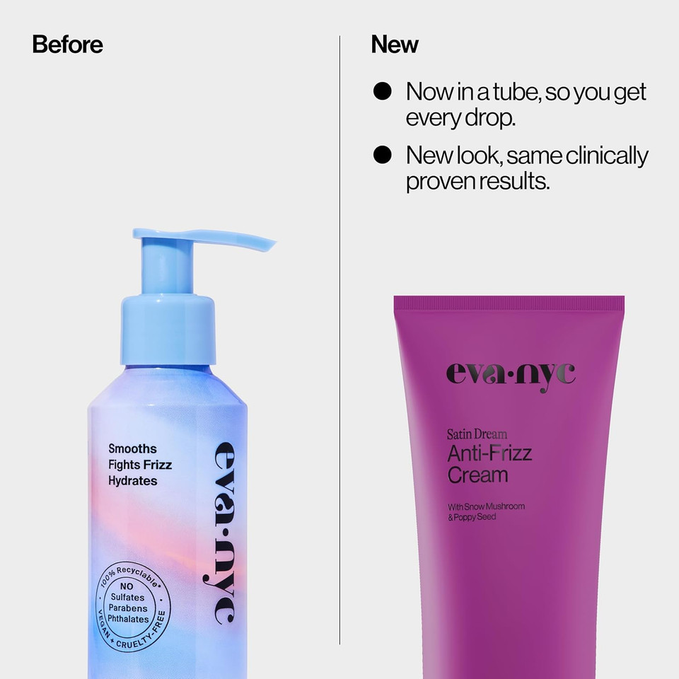 Eva Nyc Satin Dream Anti-Frizz Cream, 5.4 Fl Oz