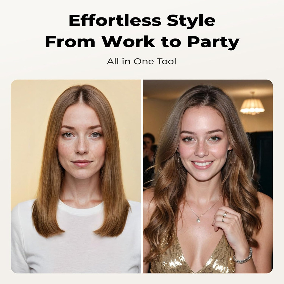 Fashion Women Flat Iron And Curling For Home: Girlfriend Curler Hair Straightener For Longhair - Elegant Wife Travel Hair Straightener For Europe