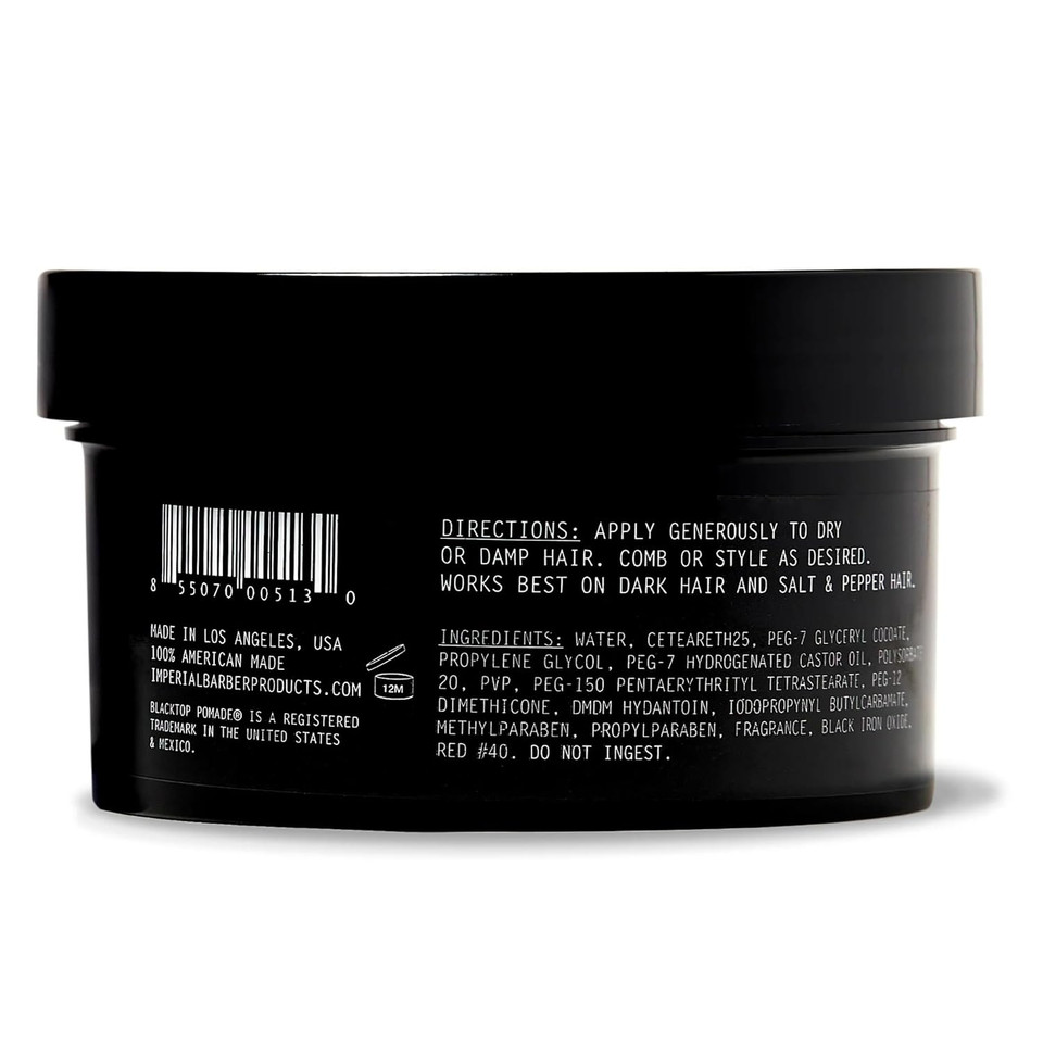 Imperial Barber Pomade, Blacktop, 2 Oz